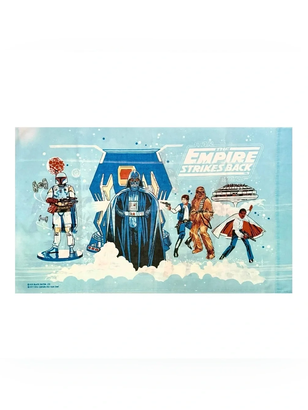 Vintage 1977 Star Wars IV A New Hope Pillowcase